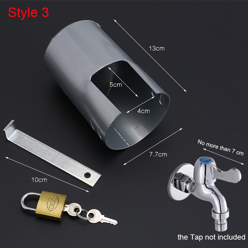 Outdoor Faucet Lock Tap Padlock Key Sink Valve Anti Theft Lockable