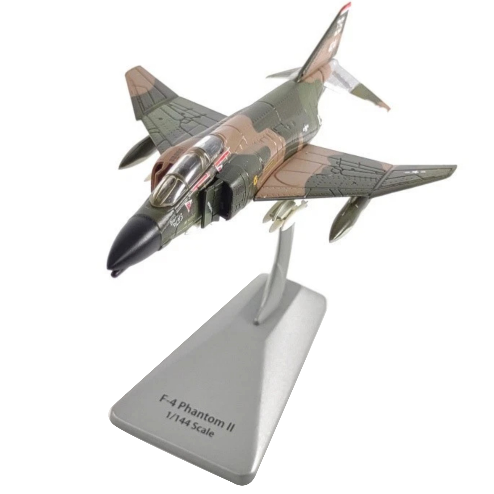 1/144 Scale 14cm Diecast Alloy USAF F-4 Phantom II Fighter Model