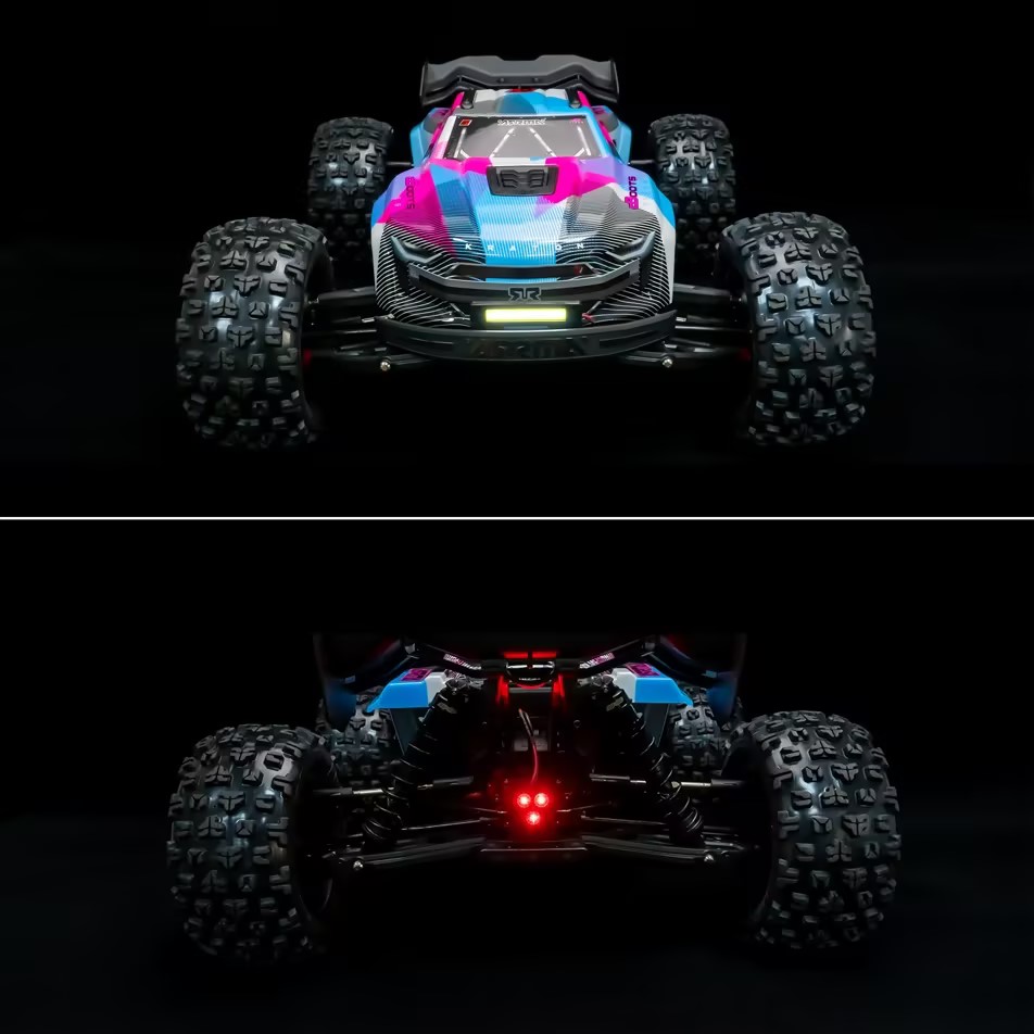 Kit Luci LED Anteriori E Posteriori Per RC 1/8 ARRMA KRATON 6S EXB V4 V5 BLX