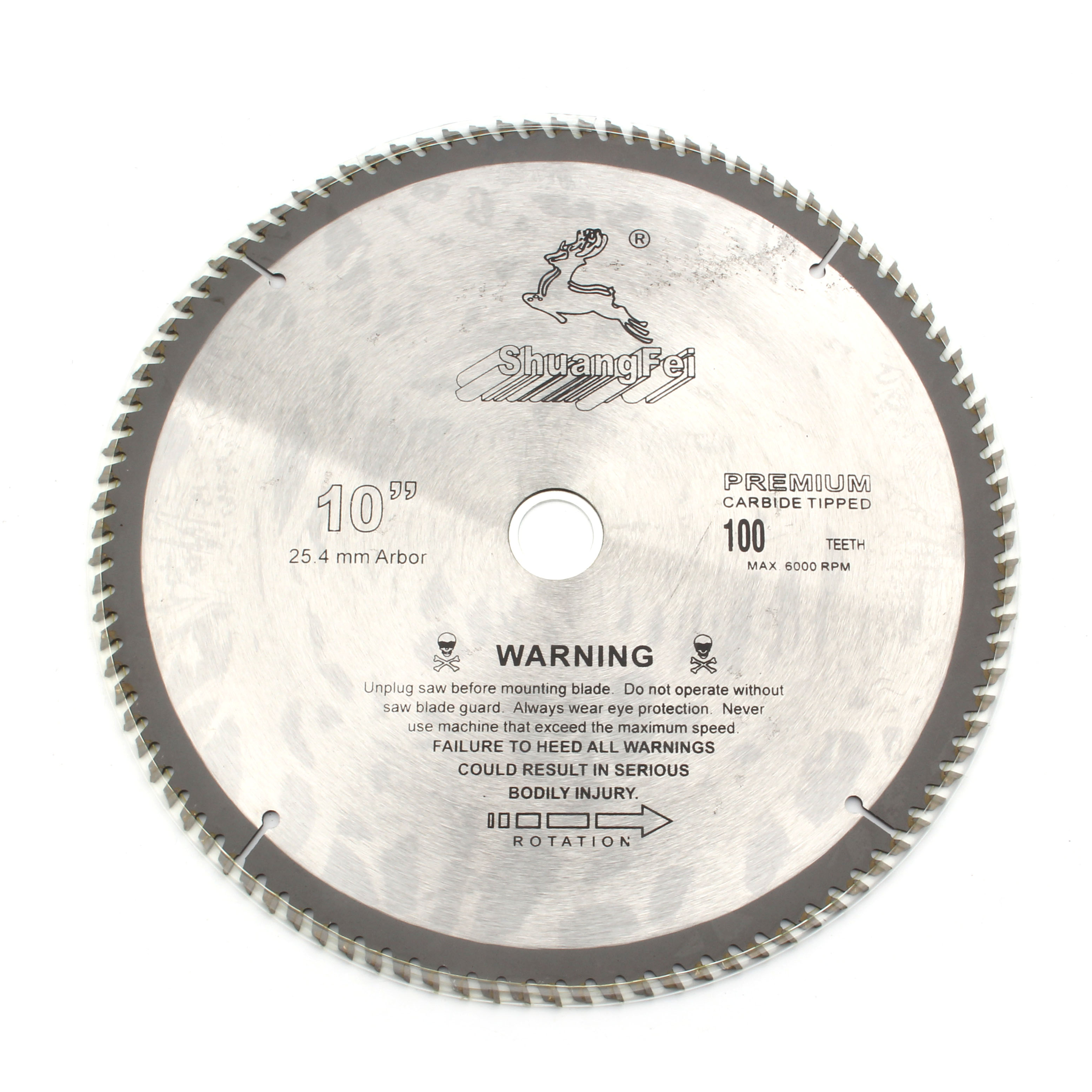 Circular Carbide Tipped Power Cutting Disc 10 inch Saw Blade ...