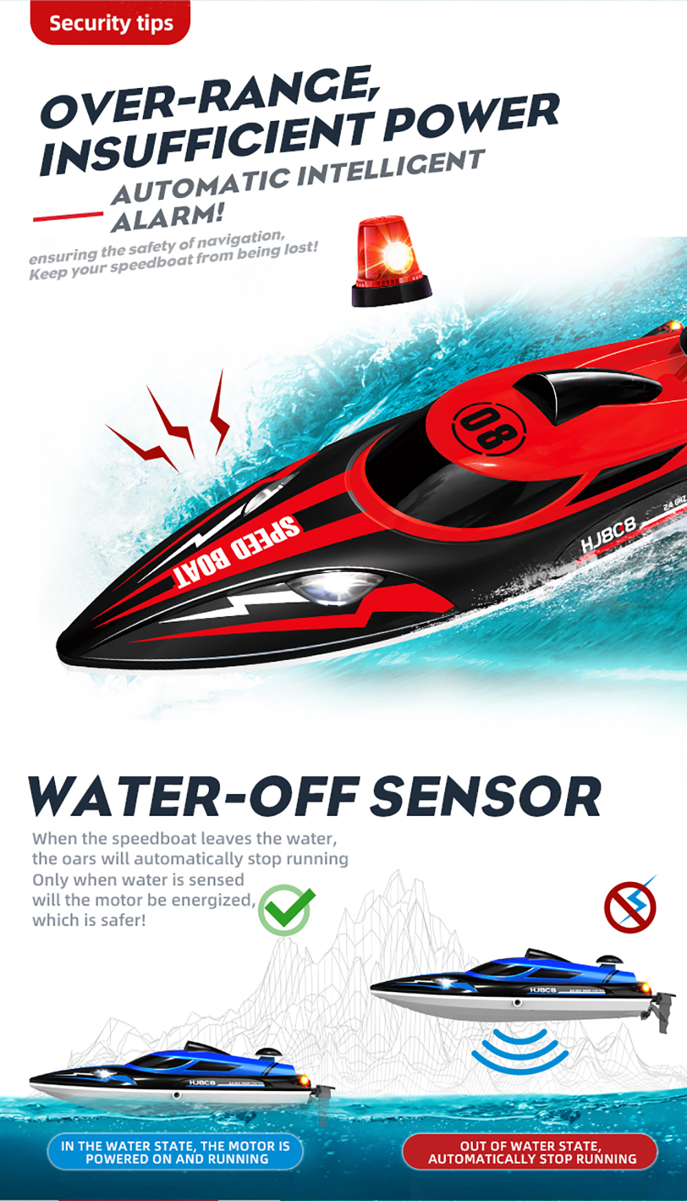 【希少】BOAT/RORO  CD RC Boat HJ816 PRO Brushless 2 In 1 Racing Fishing Boat