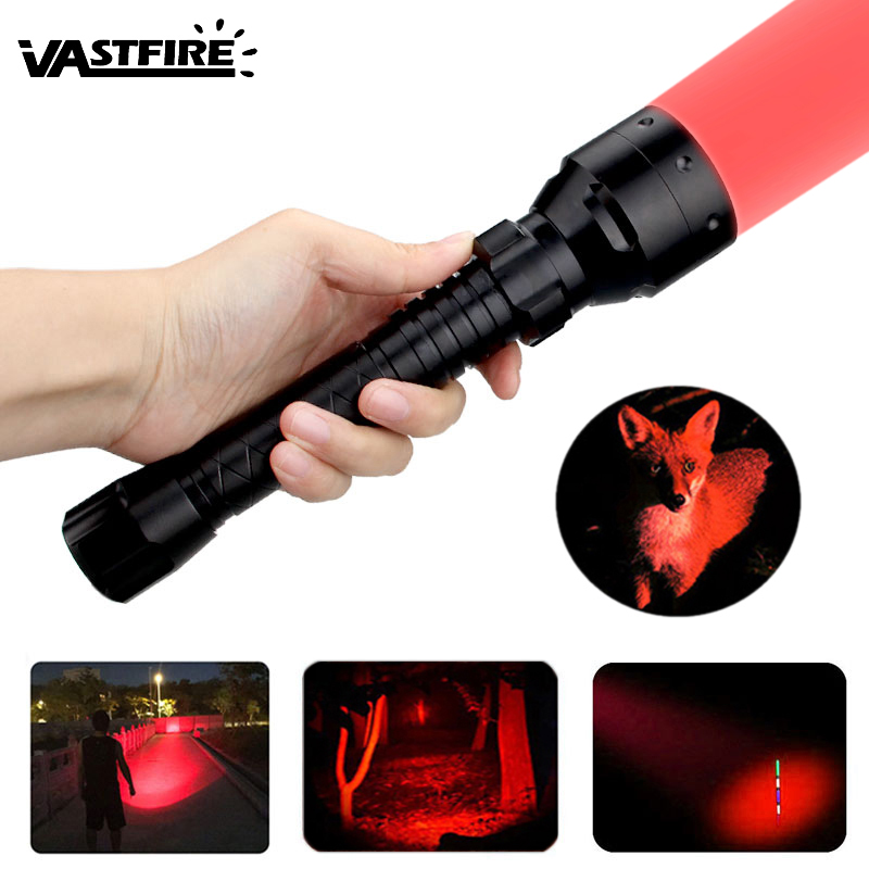 500Yards Red HUNTING ZOOM GUN LIGHT SPOTLIGHT LED TORCH SPOT LIGHT
