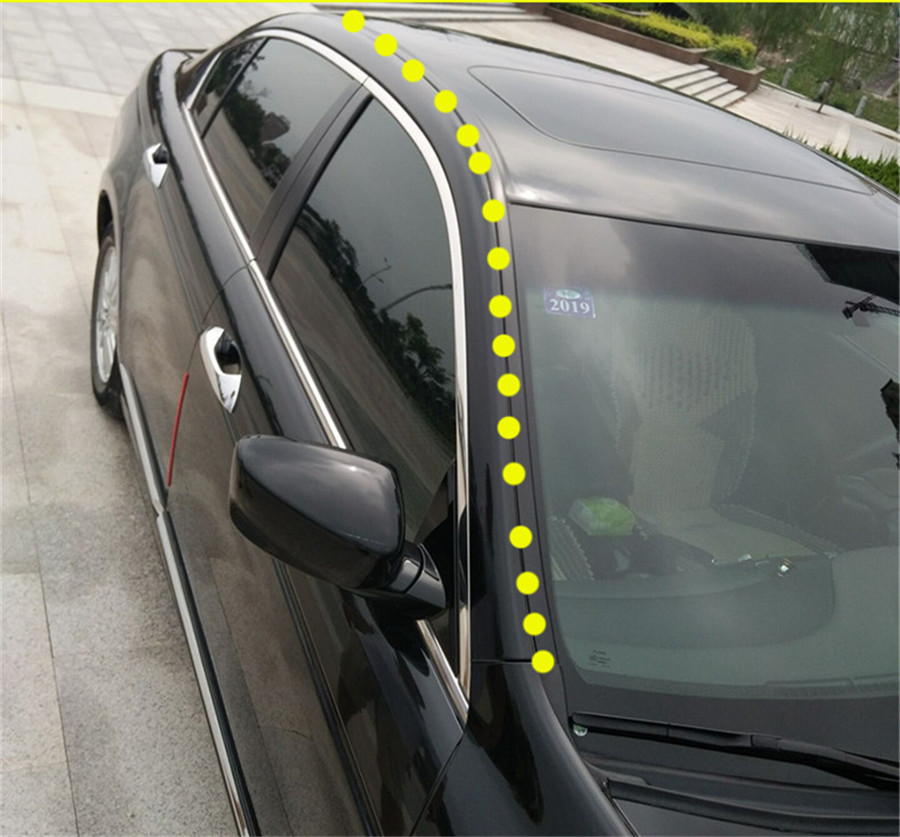 354" Flexible Car Roof Gutter Seal Window Sunroof Cover 354" Flexible Car Roof Gutter Seal Window Sunroof Cover
