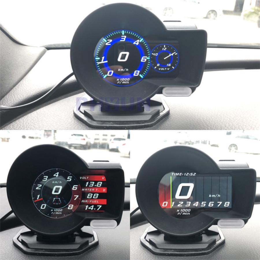 Car OBD2 Gauge Code Reader Trip Computer Speed Voltage ...