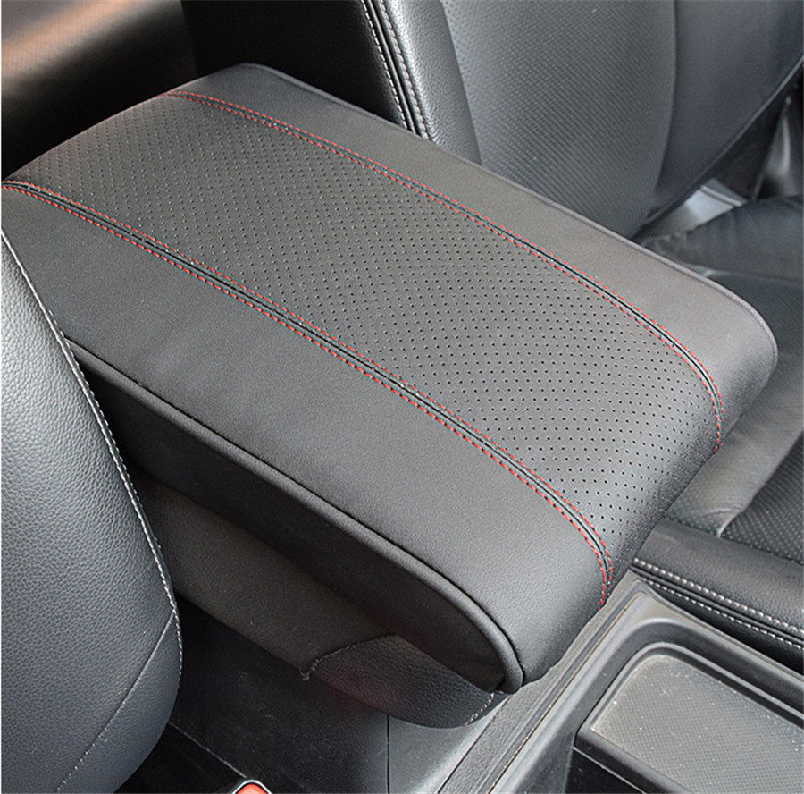 Funda Para Consola Central De Coche - Almohadilla Con Portavasos Y Soporte Para Móvil, 35x21 Cm, PU