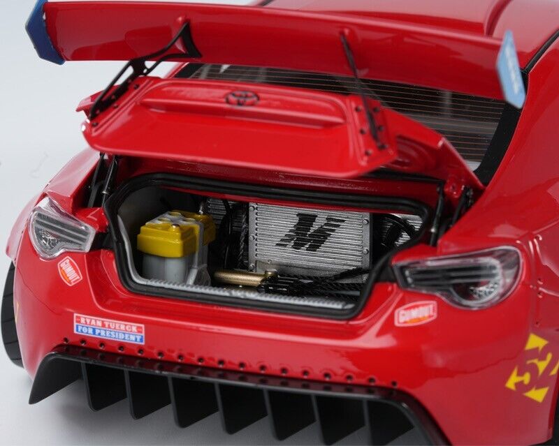 1/18 Toyota GT4586 Ferrari Engine Super Modificat Red
