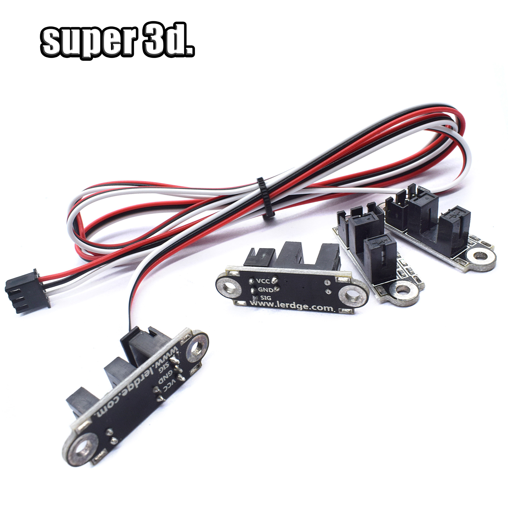 1/2pcs Endstop optical limit switch sensor with line 1M For 3D Printer