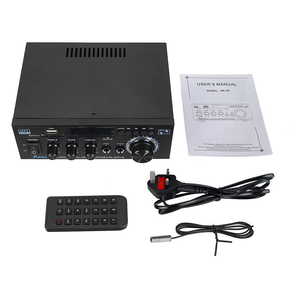 AMPLIFICATORE HIFI, 5 canali digitale FM USB amplificatore stereo