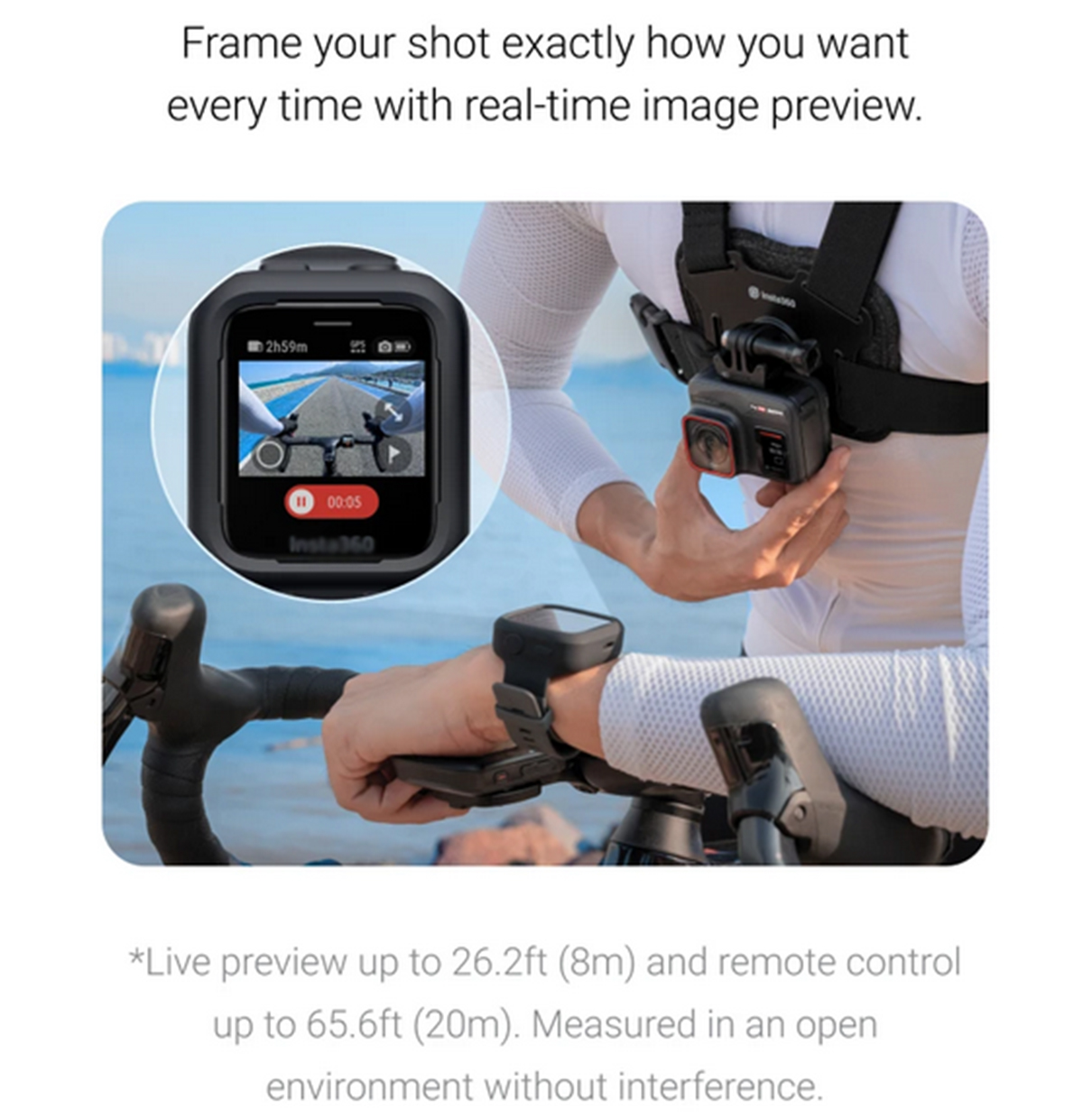 Insta 360 Mic Insta360 Remote Control With GPS Preview, Remote