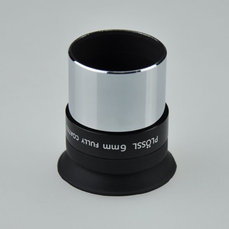 Threaded for Standard 1.25 Telescope Filters and Other Devices 6mm Fully Coated Plossl Telescope Eyepiece with Large FOV Metal 