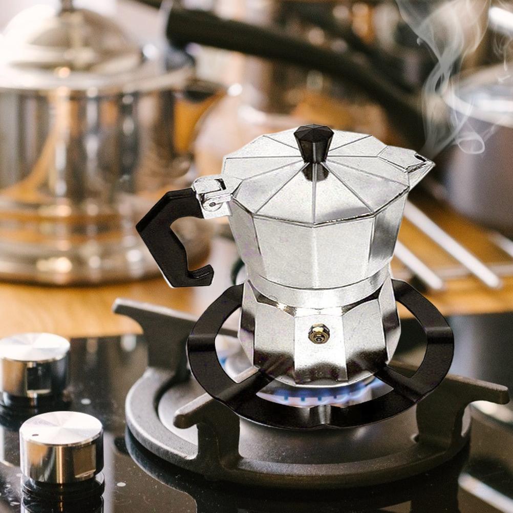 Moka Pot Stove Stand Steel Coffee Pot Holder Gas Range Burner