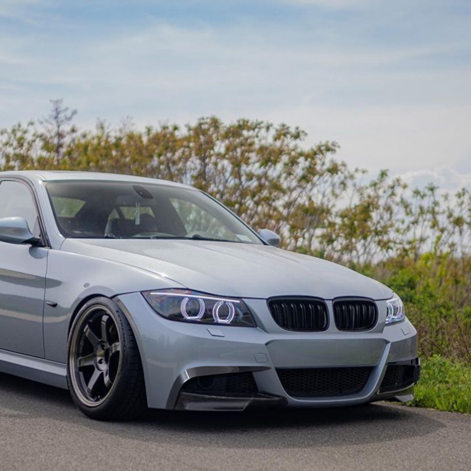For BMW E90 E91 LCI M Sport 2009-2012 Front Bumper Side Vent 
