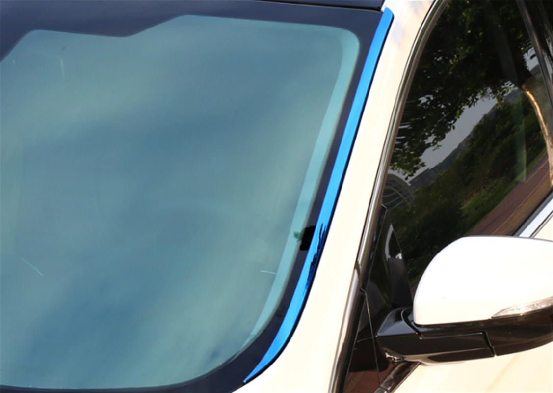 For Ford Edge 20152020 Blue Titanium Exterior Front Windshield Strip