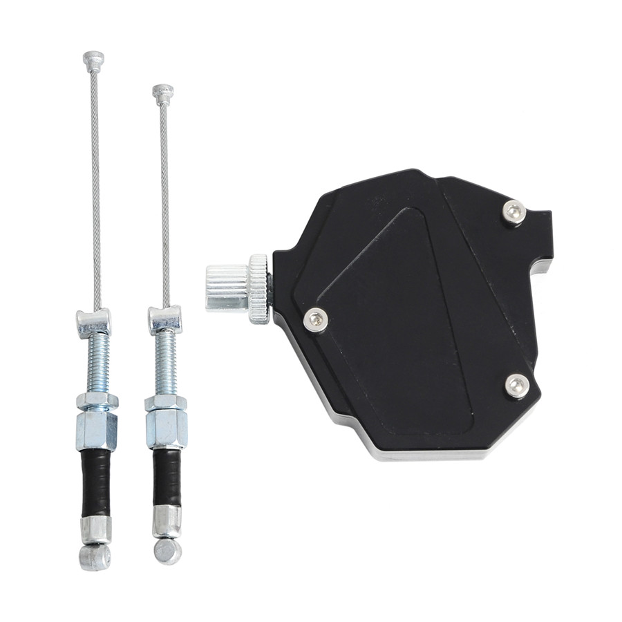Black CNC Universal Clutch Booster Easy Pull Cable System Assist Motorcycle Dirt Bike Aluminum
