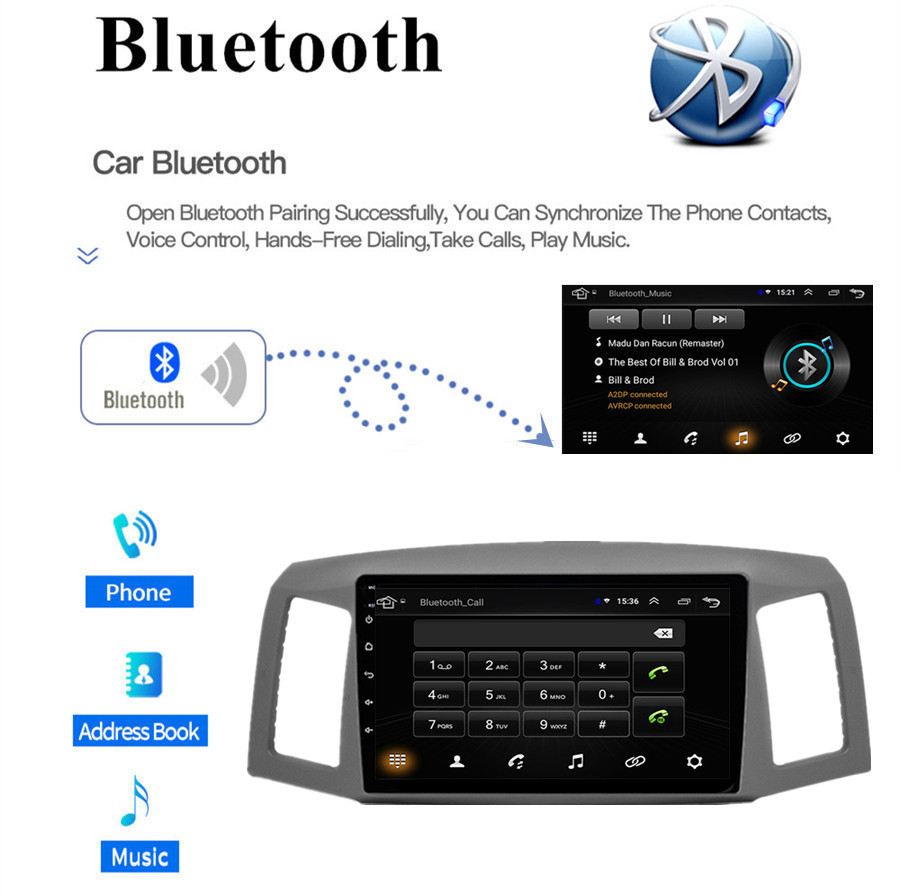 10.1'' Android 11 Stereo Radio GPS Head Unit For Jeep Grand 10.1'' Android 11 Stereo Radio GPS Head Unit For Jeep Grand