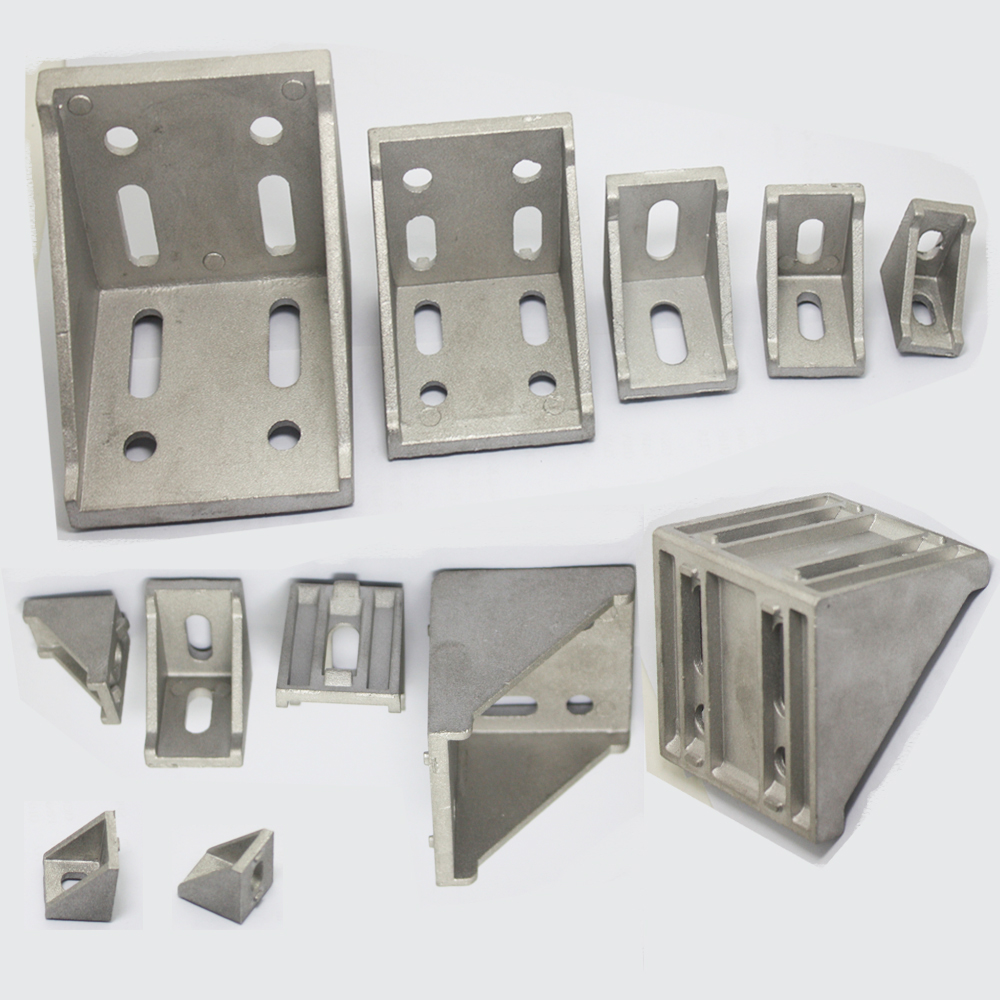 Aluminum Right Brace Corner L Shape T Slot Angle Bracket Profile 20/30