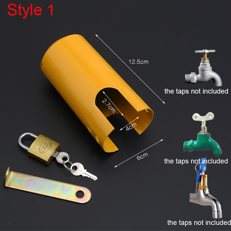 Outdoor Faucet Lock Tap Padlock Key Sink Valve Anti Theft Lockable