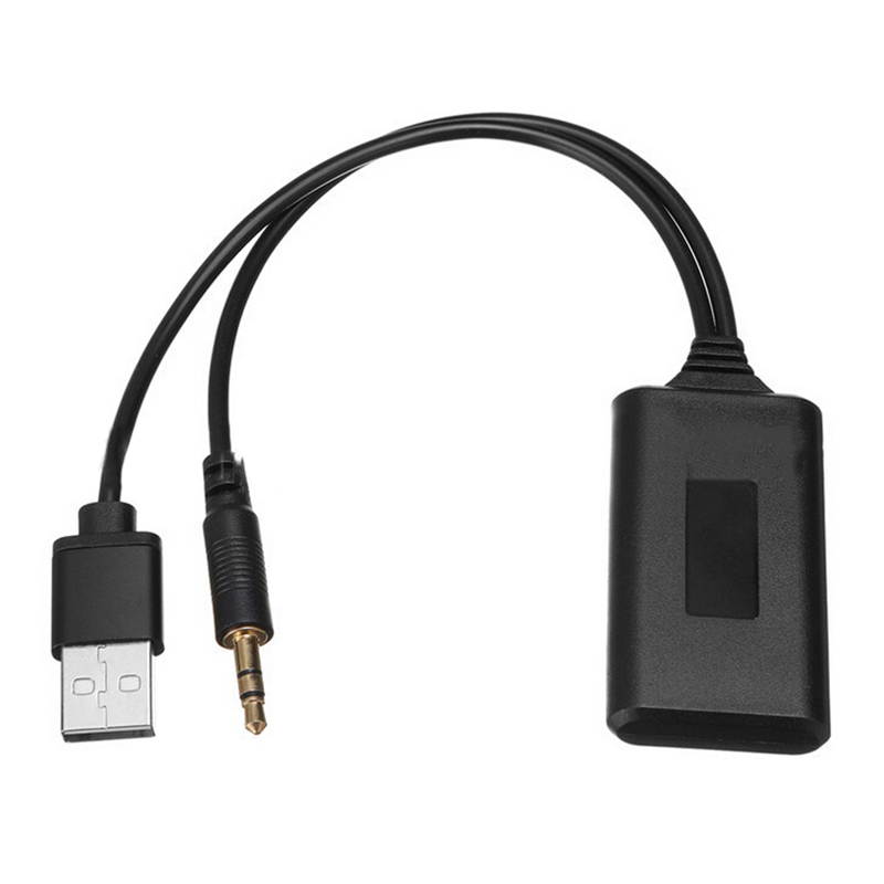 Araba Bluetooth 5.0 Verici Müzik Çalar Ses Adaptörü Bağlantısı 3,5 Mm Aux 5 V