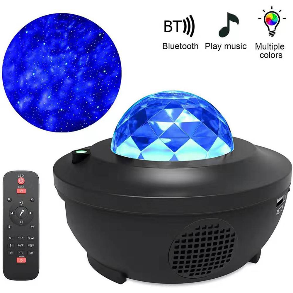 LED Starry Night Sky Galaxy Projector Lamp Star Sky Cosmos Night Light Remote UK