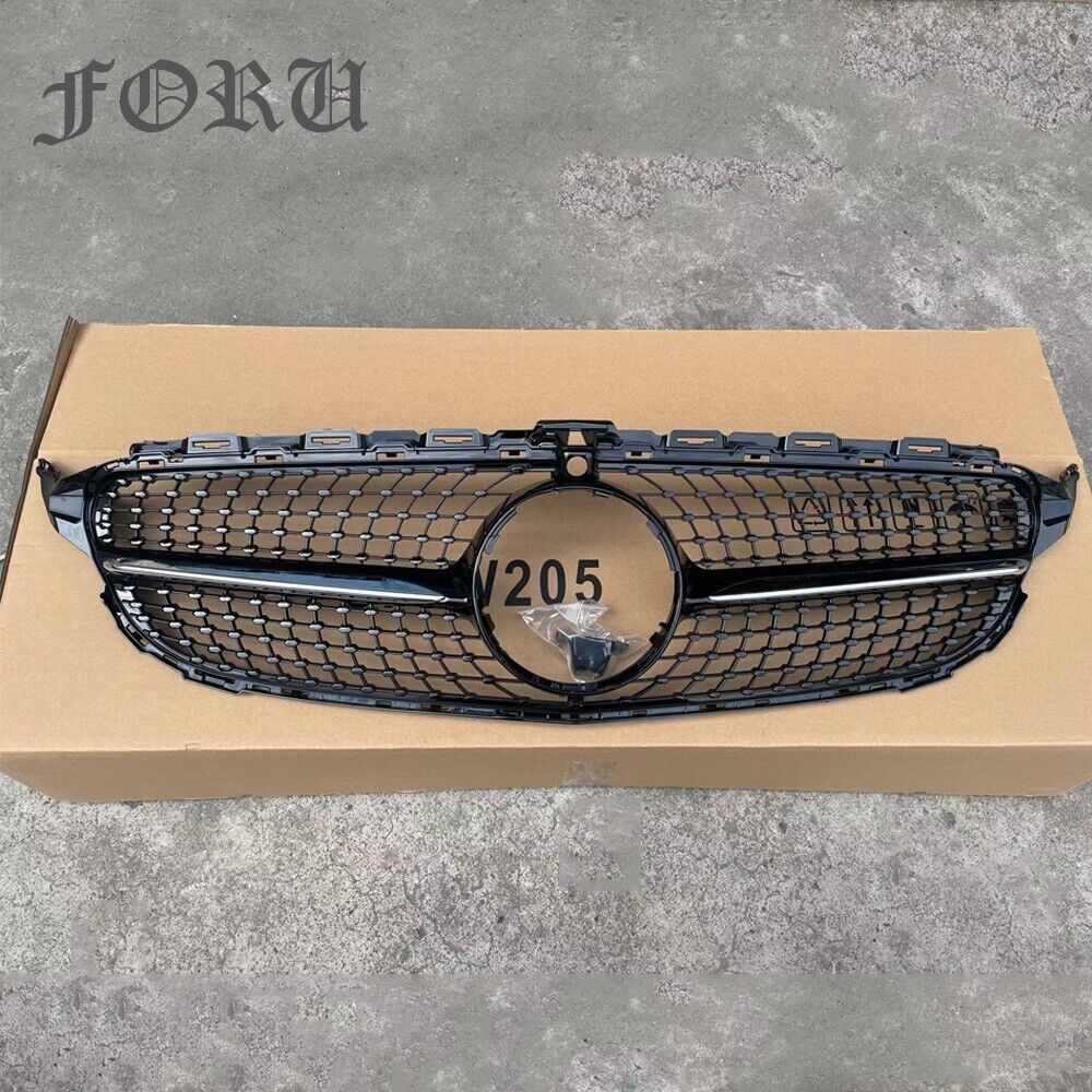For MERCEDES BENZ W205 C250 C300 C43 BLACK DIAMOND GRILL For MERCEDES BENZ W205 C250 C300 C43 BLACK DIAMOND GRILL