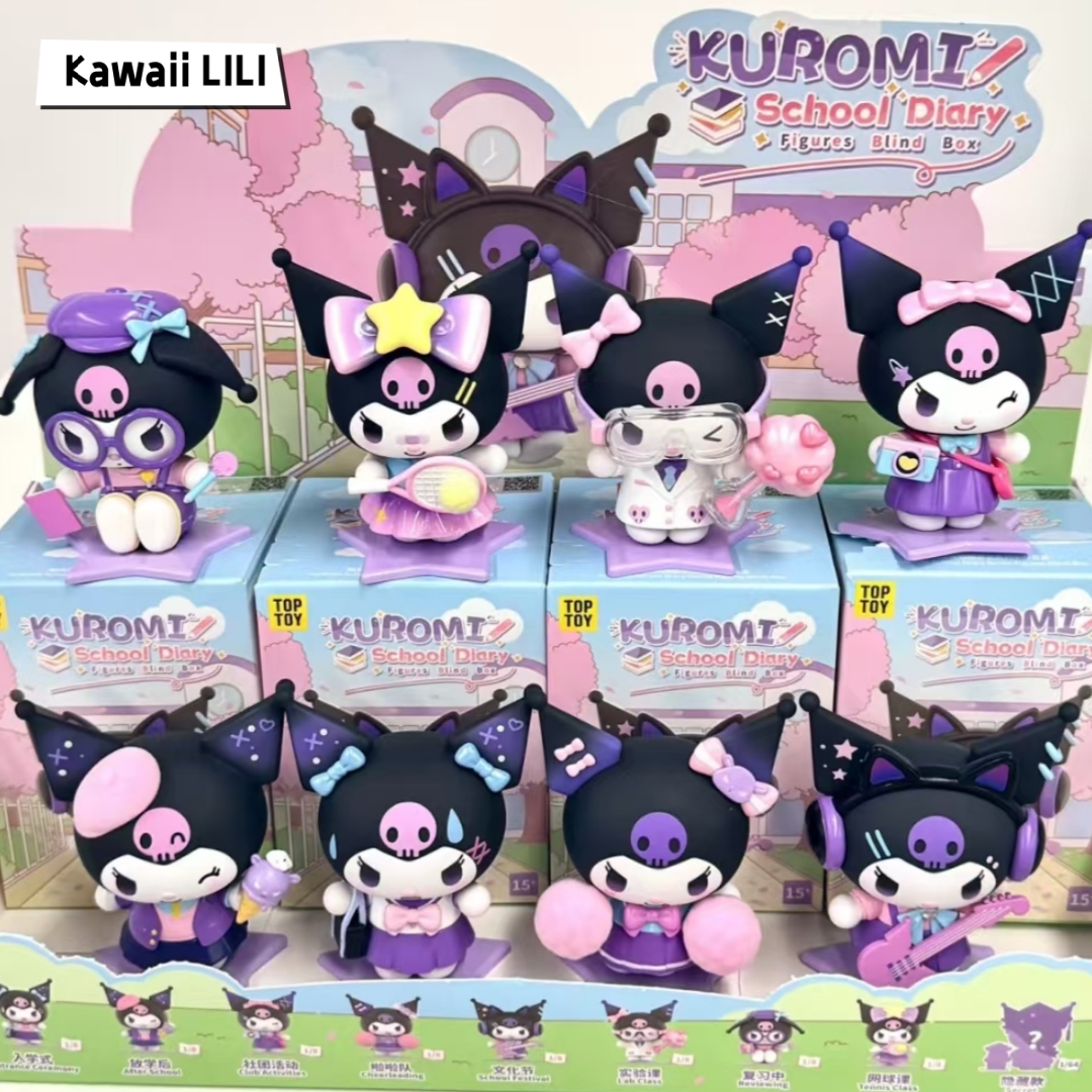 TOPTOY Kuromi School Diary Series Blind Box Confirmed Figure Art