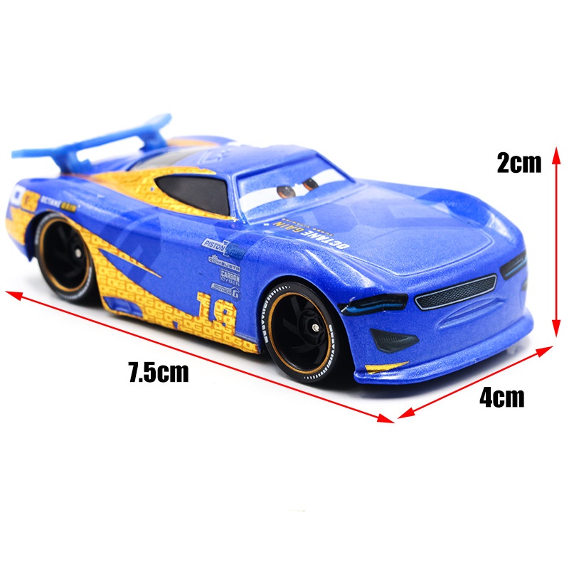 Disney Pixar Cars Cars 3 NO.19 Danny Swervez Diecast Model Toy Car