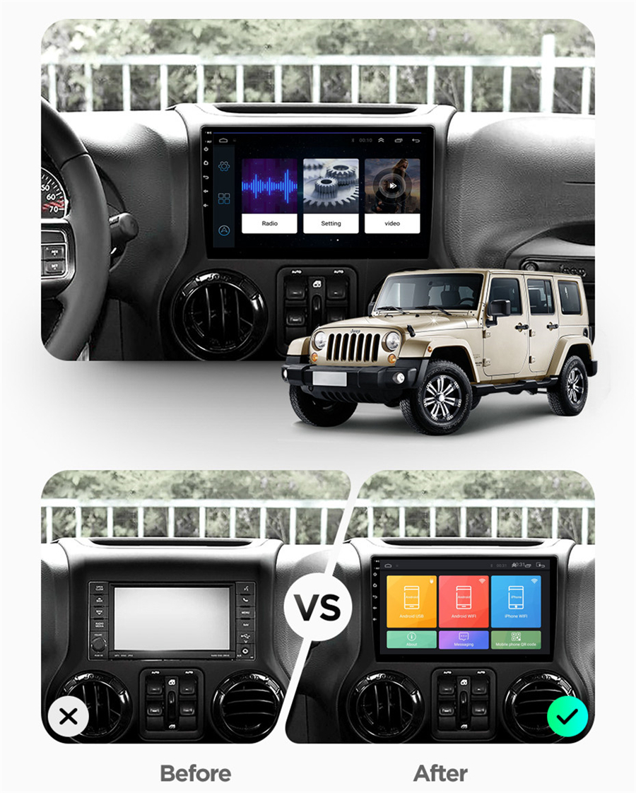 2016 Jeep Wrangler Radio Upgrade