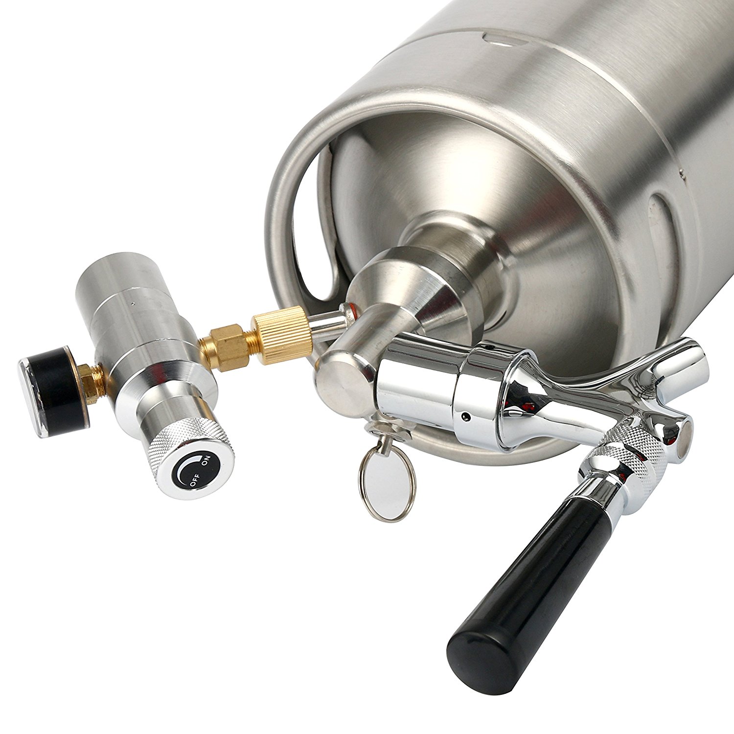 128 OZ 3.6L Homebrew Keg System Kit for Home Brew Beer Dispensor CO2