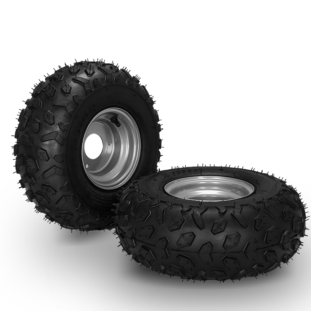 4X Gokart ATV Tire with Rim Wheel Assembly 145/706 Rim Go kart Mini