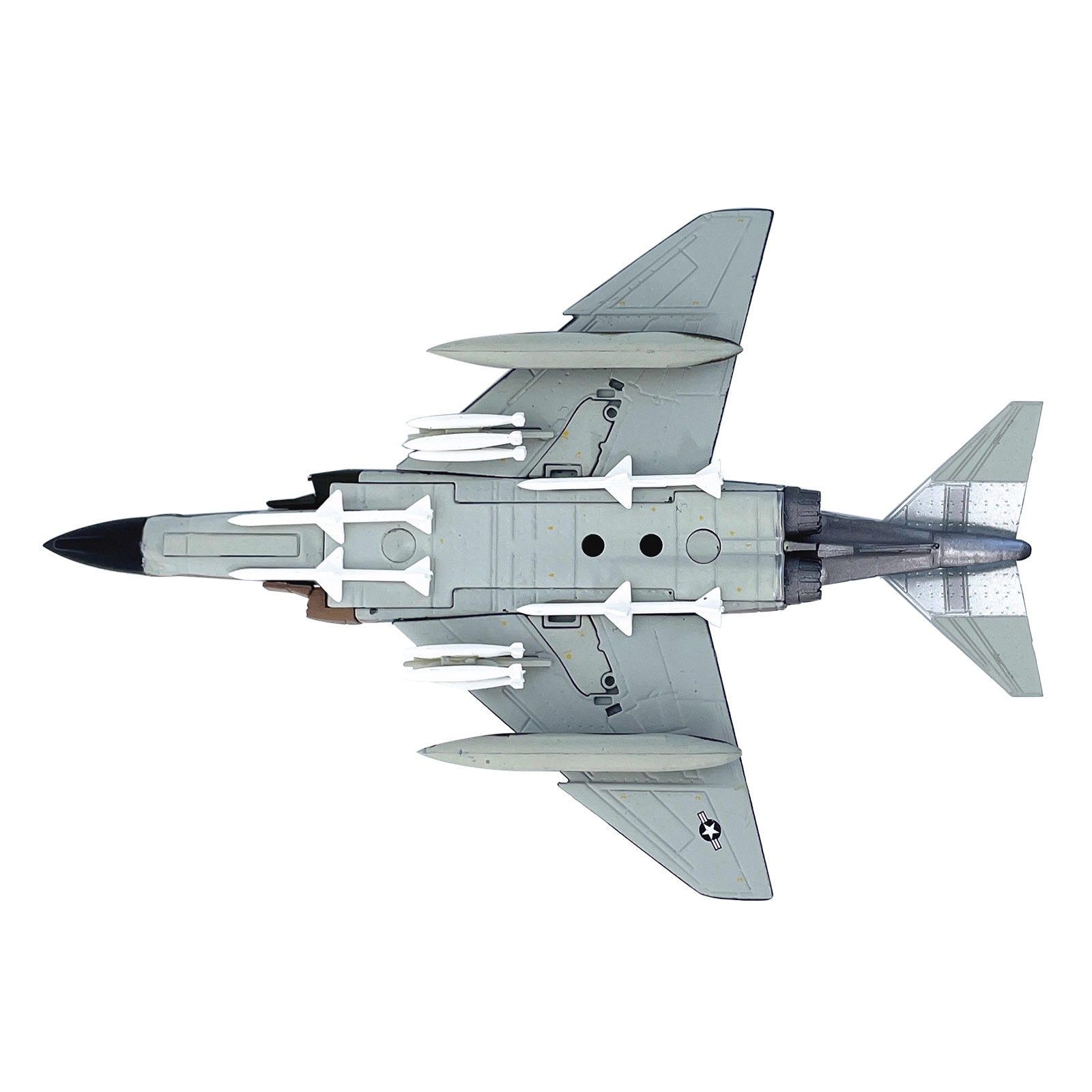 1/144 Scale 14cm Diecast Alloy USAF F-4 Phantom II Fighter Model