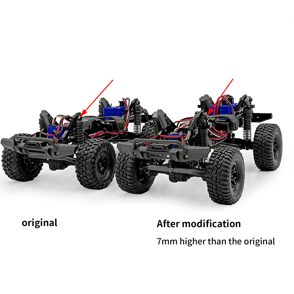 Front/Rear Mud Flaps Rubber Fender For 1/10 RC Traxxas TRX4 Ford Bronco Ranger e