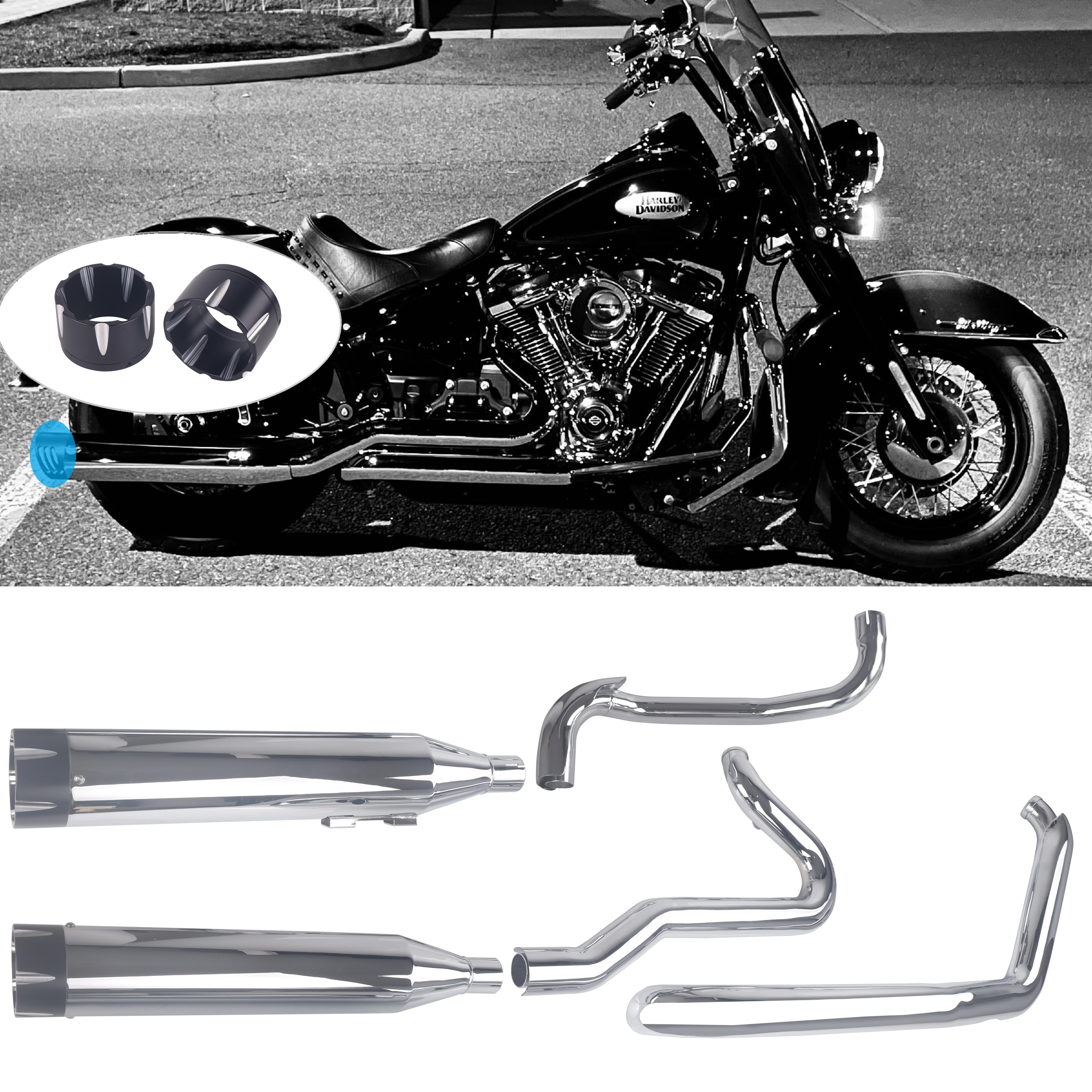 2018 fatboy exhaust store systems