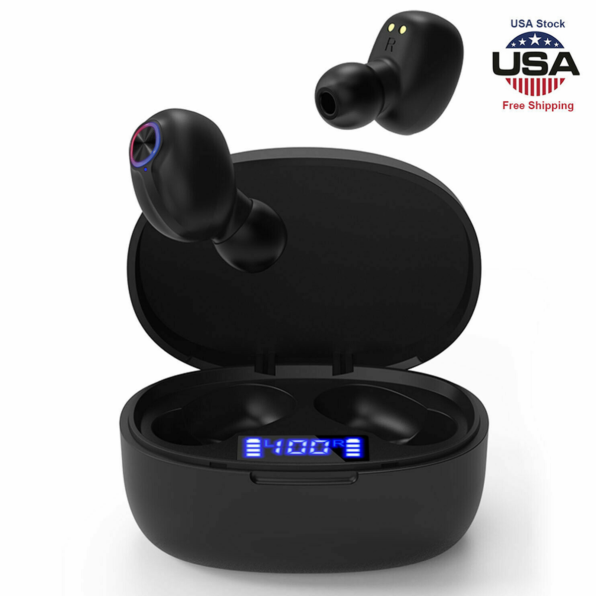 Wireless Bluetooth 5.0 Earphone Headphone TWS Mini Earbuds Waterproof Headset