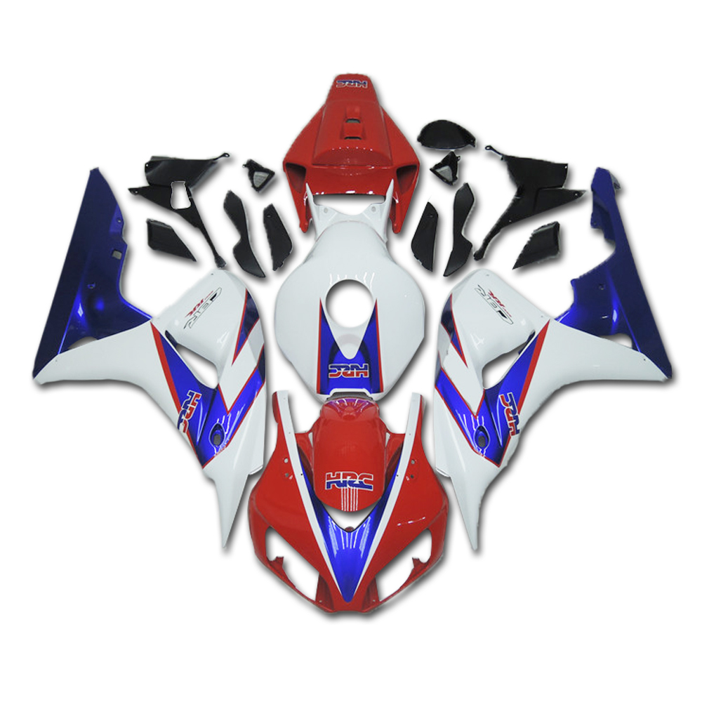 Injection Gloss White Fairing Kit For Honda CBR1000RR 06 07 2006 2007 Body Kit