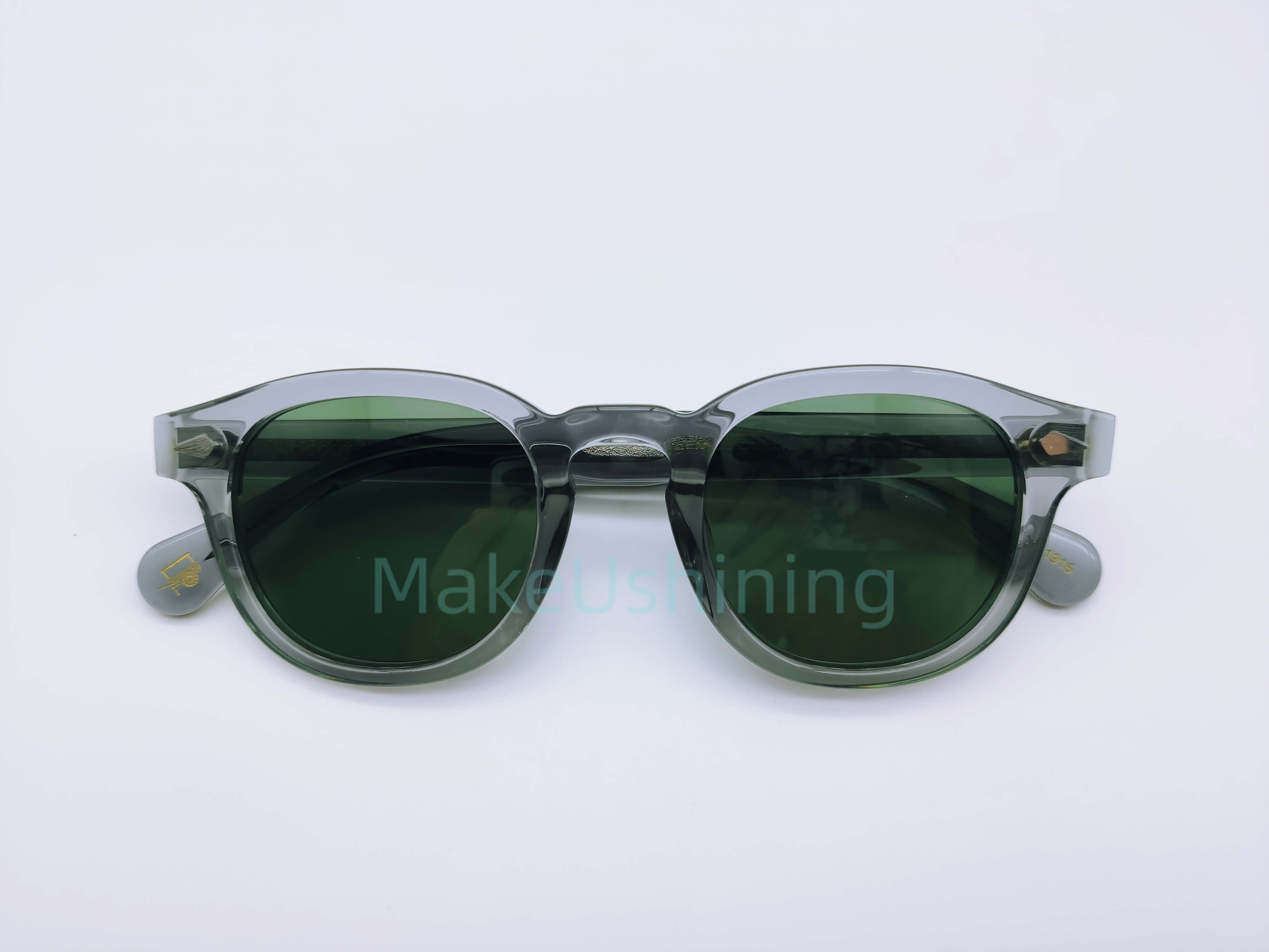 MOSCOT Lemtosh Sunglasses Light Grey Frame G15 Green Lenses MOSCOT Lemtosh Sunglasses Light Grey Frame G15 Green Lenses