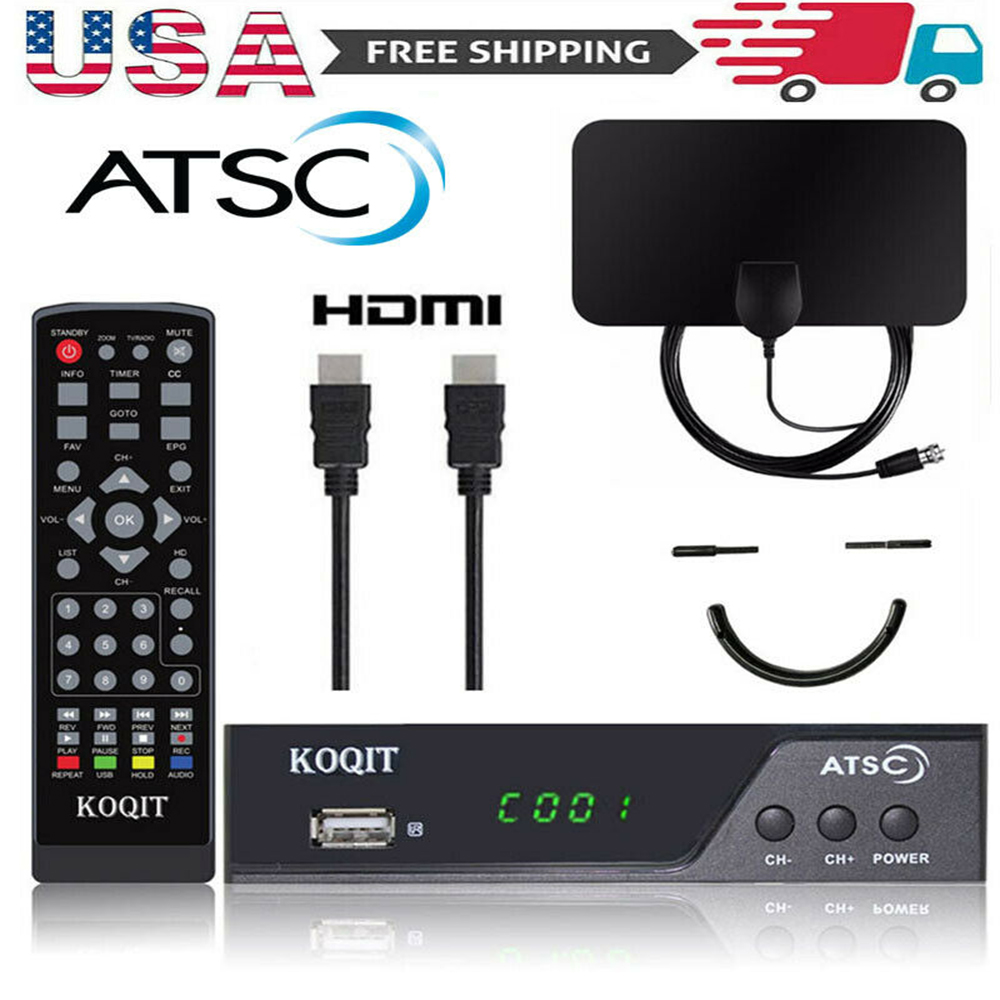 analog to digital converter box with antenna