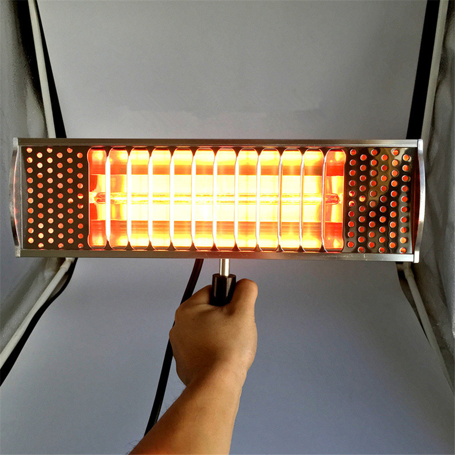 1000W Hand Held Infrared Curing Lamp Paint Curing Heating Lamp Body
