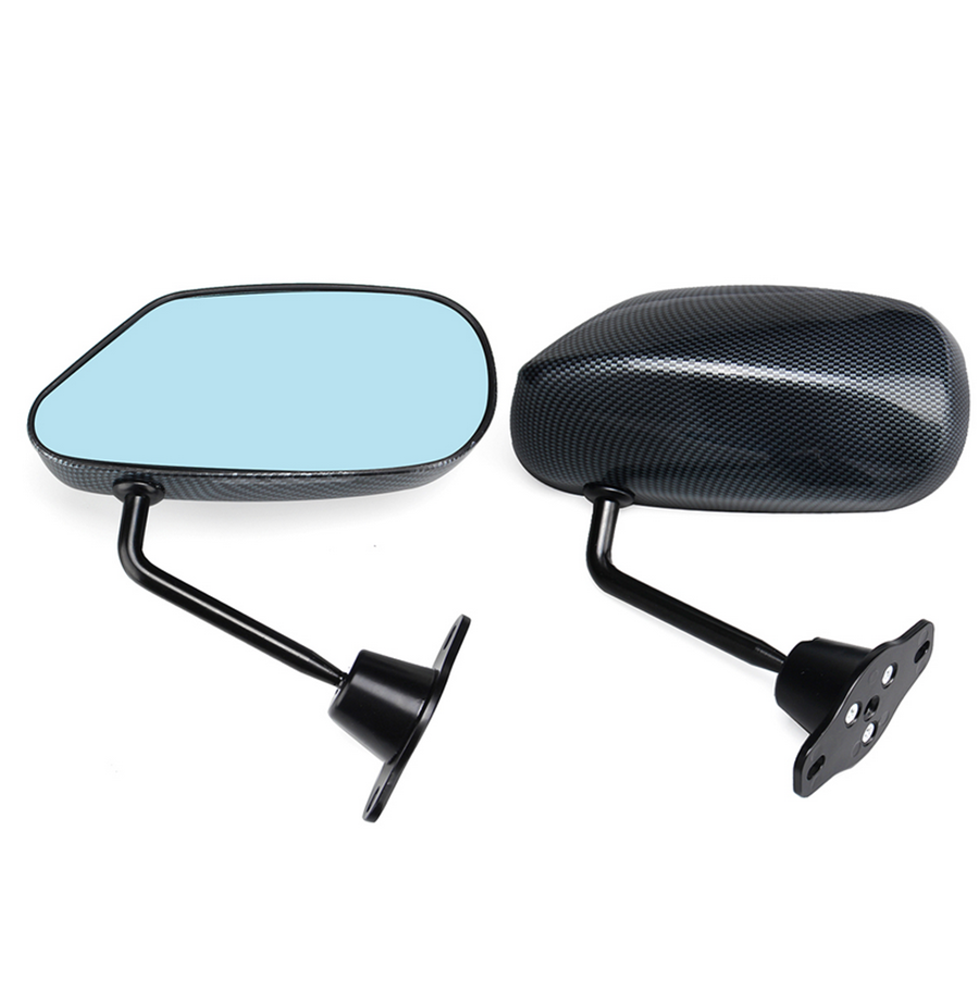 Universal 2 Pcs Carbon Fiber Vintage F1 Style Racing Car Left/Right