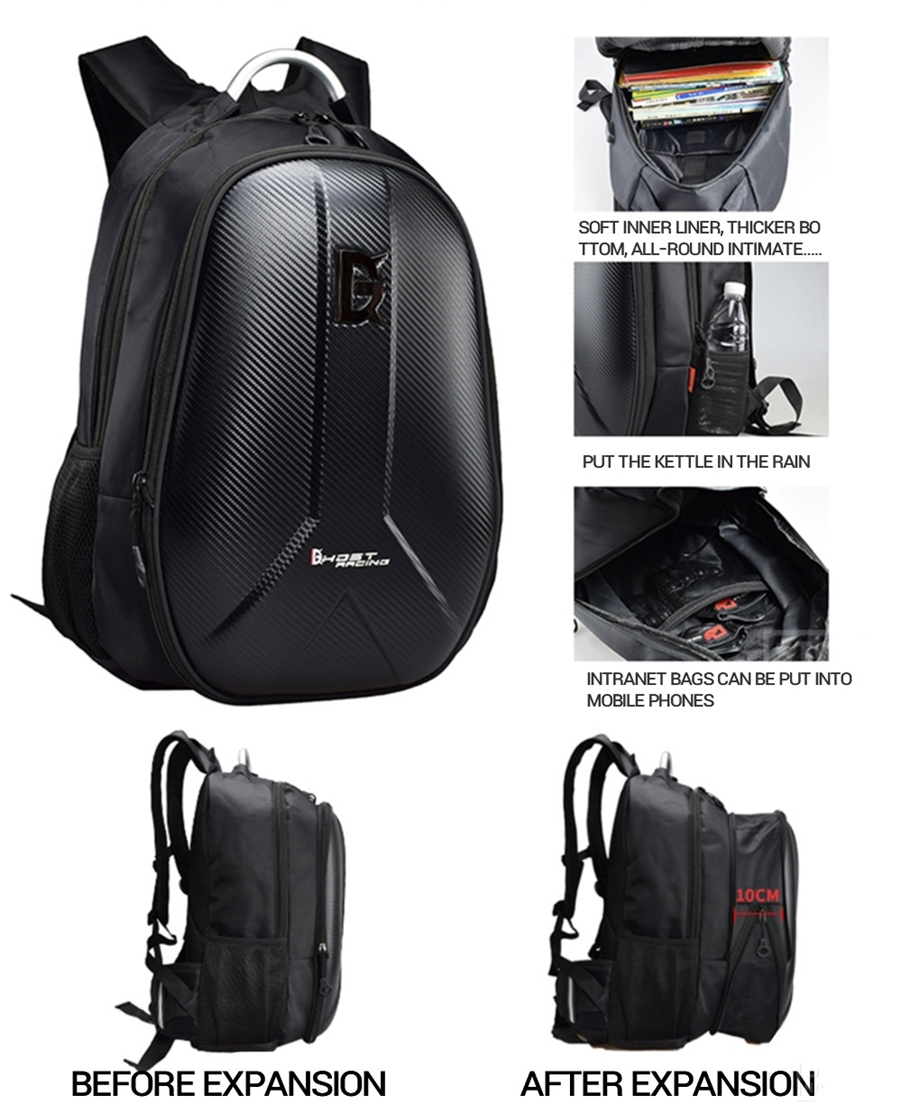 motorcycle helmet luggage