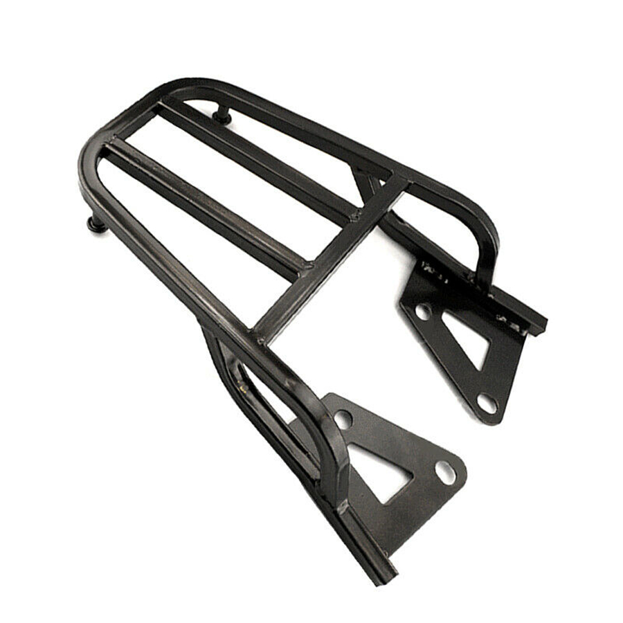 Black Motorcycle Rear Shelf Refitted Box Tail Fin Luggage Rack Seat ...