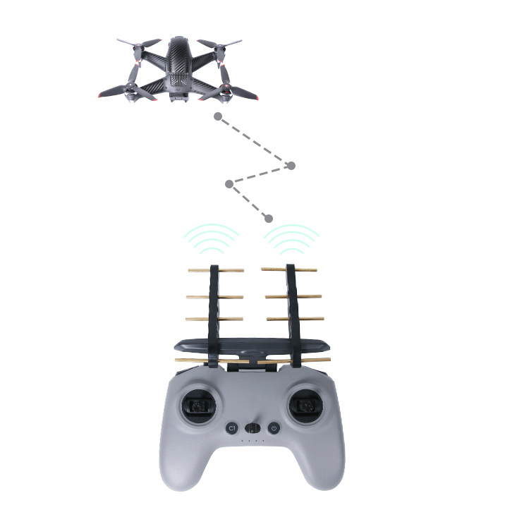 For DJI FPV Drone Signal Booster 5.8G/2.4G Antenna Range