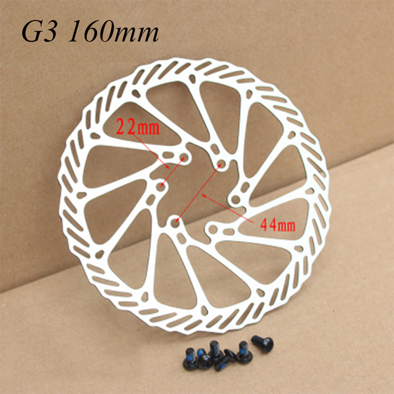 Brand New AVID G3CS G3 Brake Rotors 160mm 6/" Disc 2PCS 12 Blots BB5//BB7 MTB