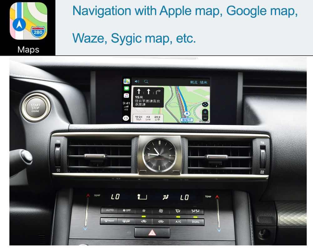 Wireless CarPlay Retrofit Unit For Lexus GS RX LX 2014-2020