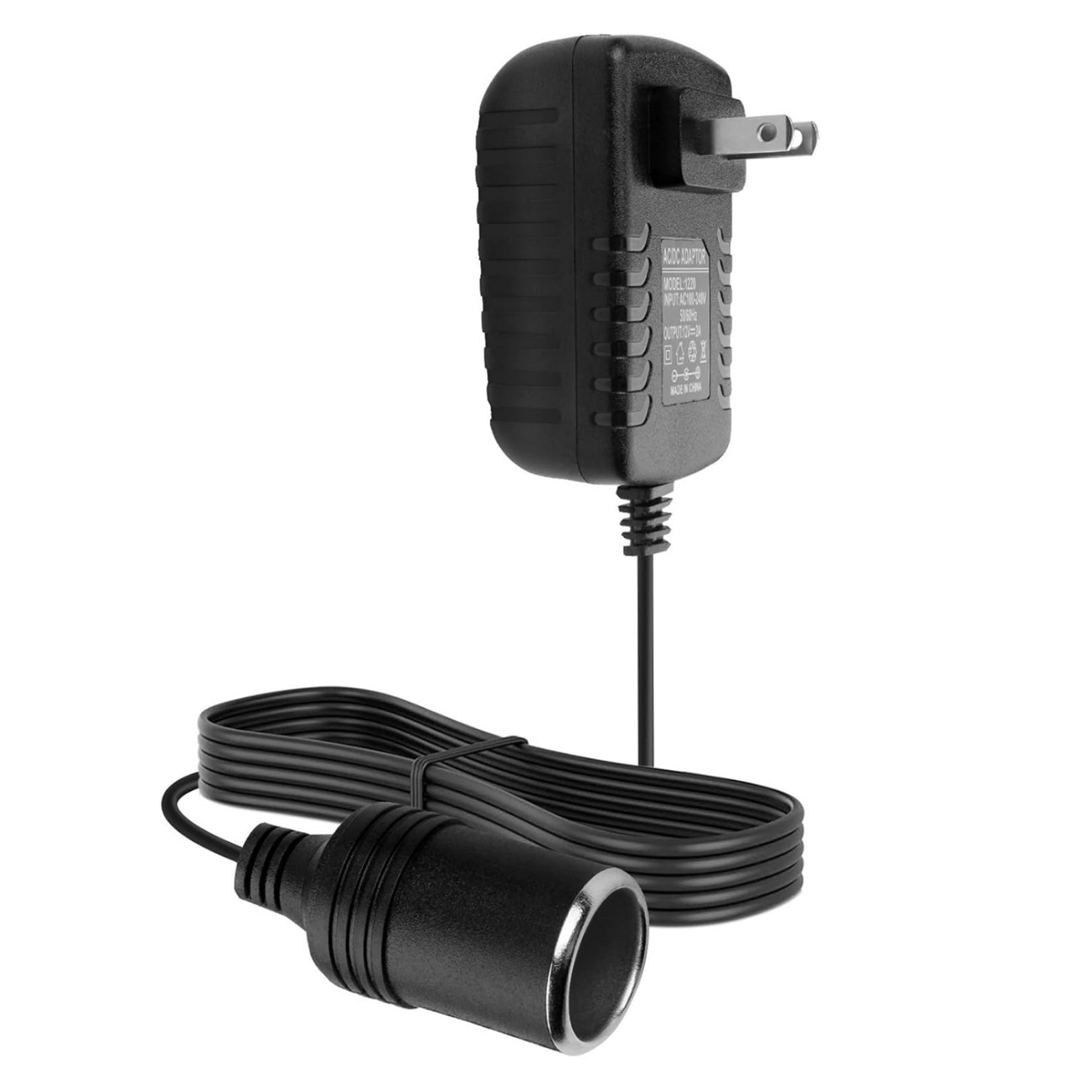 100V-240V AC To 12V 2A DC Power Car Cigarette Lighter Converter Socket  Adapter