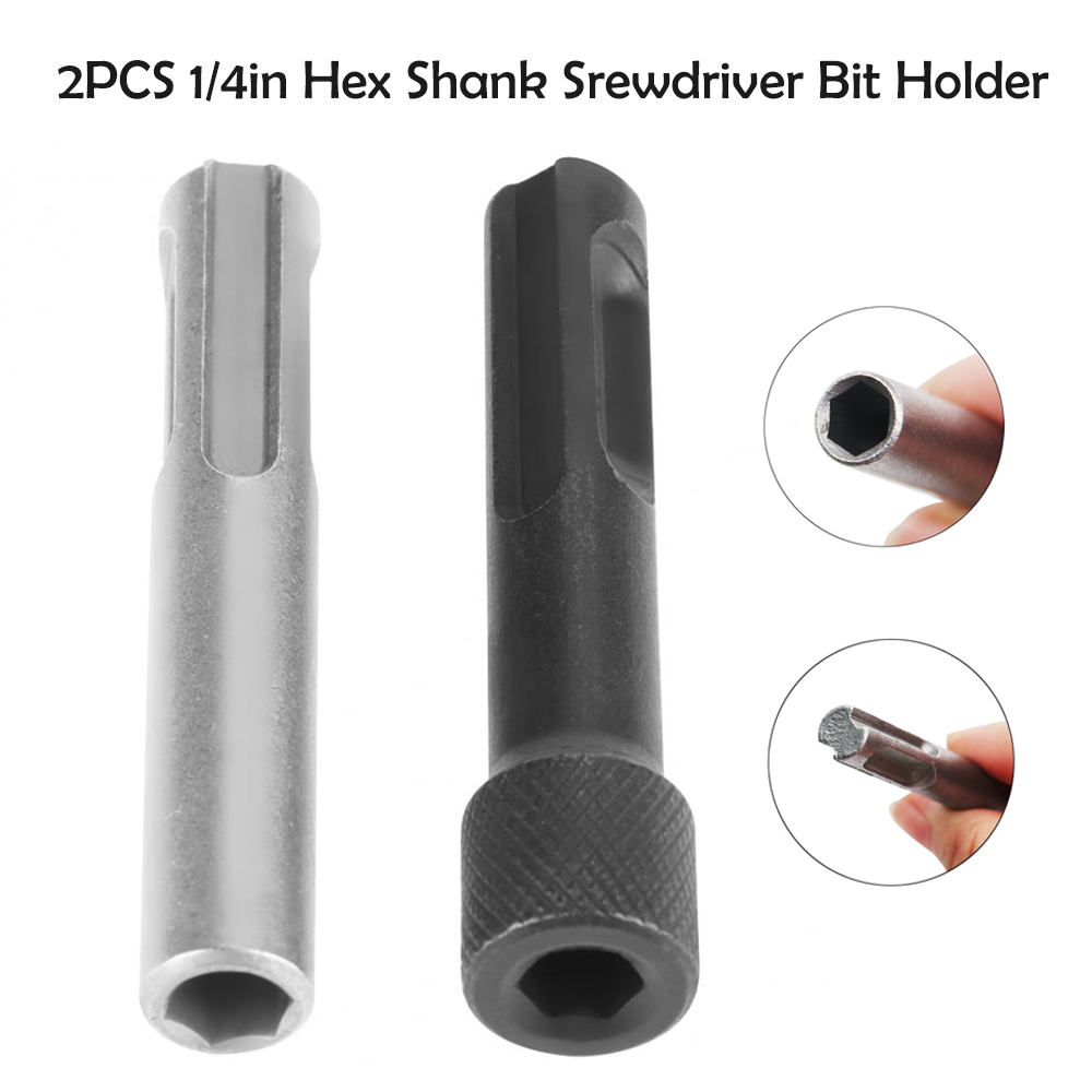MAGNETIC BIT HOLDER SDS PLUS SDS 1//4/" HEX ADAPTOR SCREWDRIVER