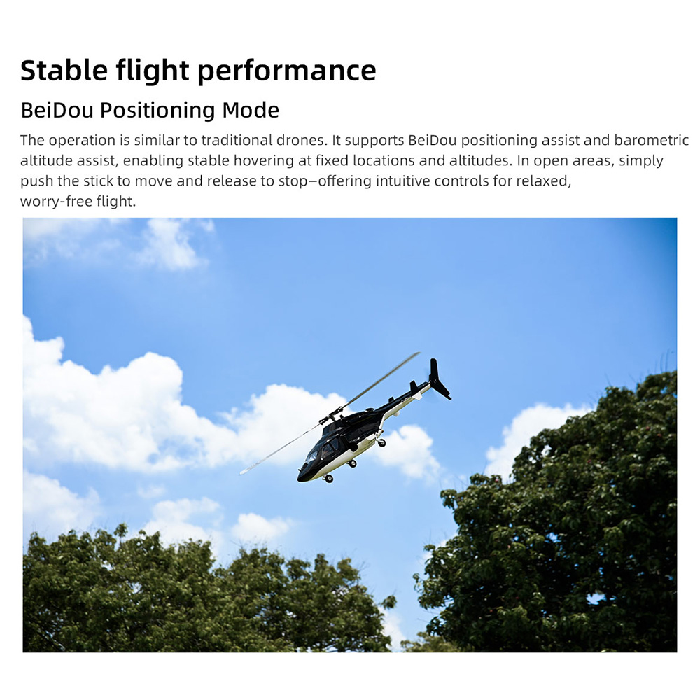 Flywing Airwolf 450L Größe Hubschrauber GPS RTF Airwolf V3 Maßstab RC
