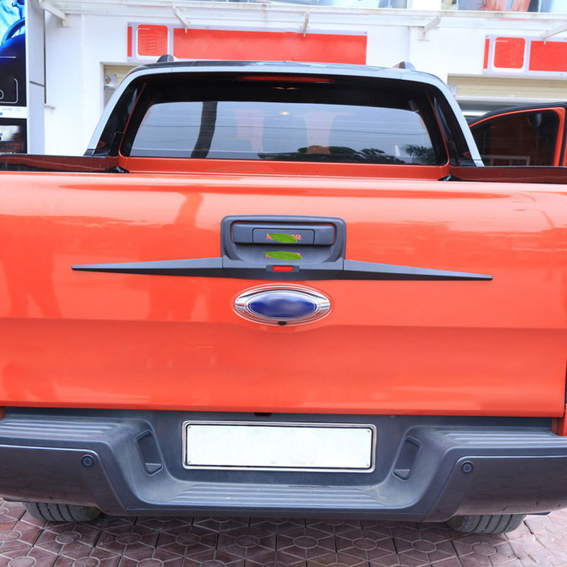 Matte Black Exterior Tailgate Handle Cover Decoration For Ford Ranger