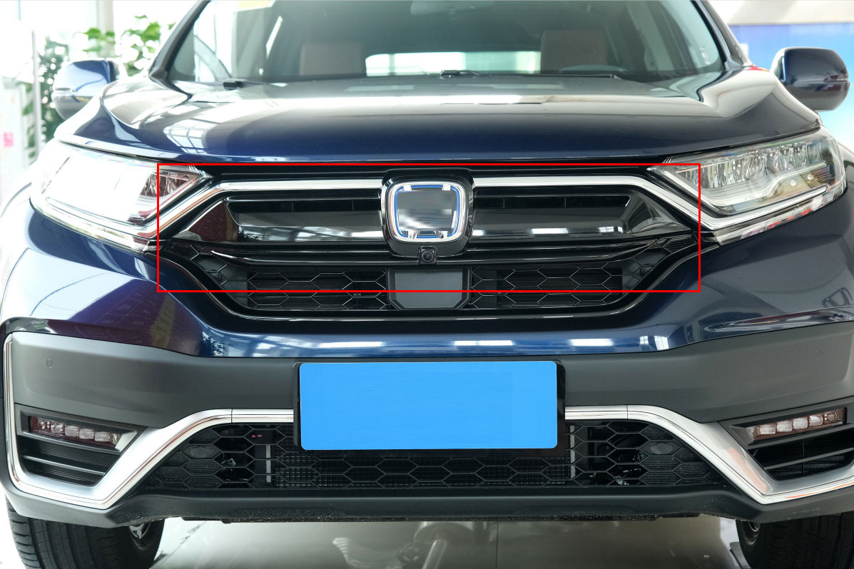For HONDA CRV CRV 20202021 Front Center Mesh Grille Grill Trim 2PCS