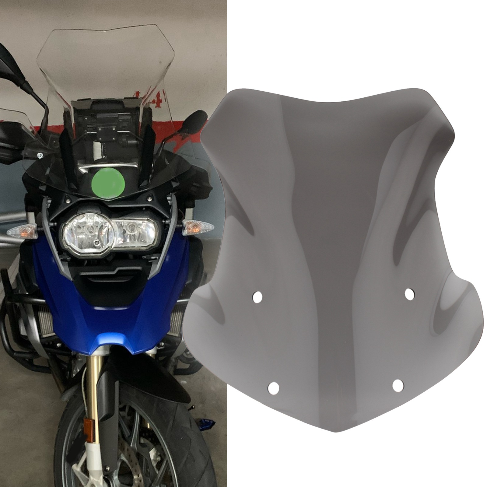  R1200GS-ADV ウインドシールド　スモーク Fit For BMW R1200GS R 1200 GS LC R1250GS ADV Smoke Windshield