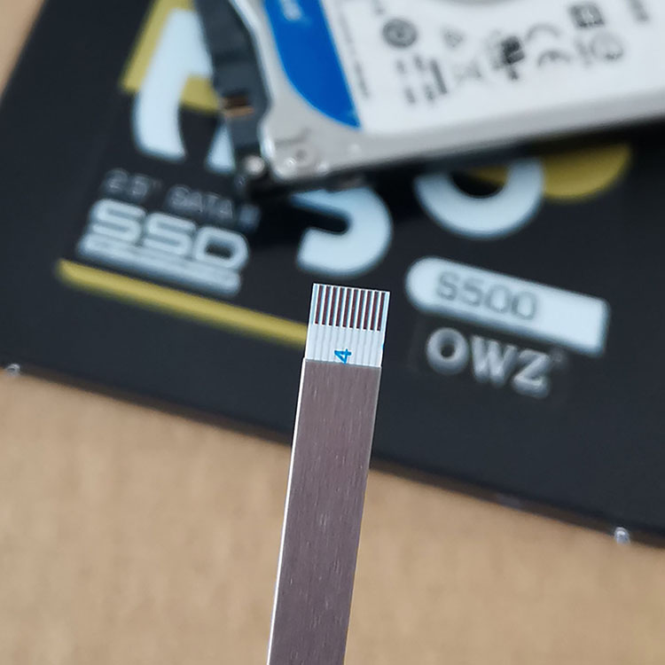 10-Pin HDD to 2.5'' Sata Hard Drive Flex Cable For Machenike